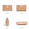 Dasein Elegant Pleated Evening Clutch Bags for Women Formal Handbags