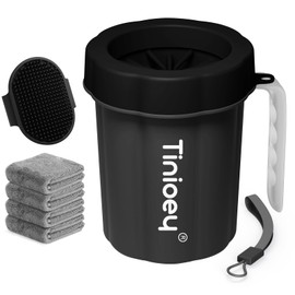 Tinioey Paw Cleaner for Dogs Medium Small Breed with Handle | Dog Paw Cleaner to Clean Muddy Paws | Dog Foot Cleaner Paw Washer for Dogs & Pets| Dog Feet Washer