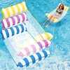 BCWATERFUNPD Upgraded Pool Floats Adult - 3 Pack, Inflatable Mesh