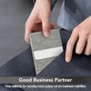 DMFLY Business Name Card Holder Luxury PU Leather & Multi