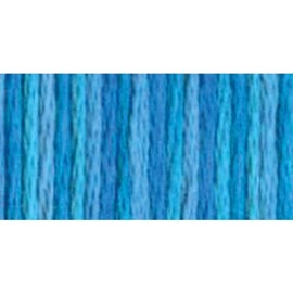 DMC 415 5-4022 Color Variations Pearl Cotton Thread, Size 5, 27-Yard, Mediterranean Sea
