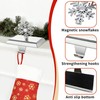 Set of 4 Metal Christmas Stocking Holders for Mantle,Heavy Duty