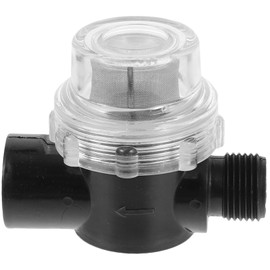 Operitacx Line Water Filter with Mesh Screen Durable Pre-Filter for Efficient Water Cleaning Protects Pumps Wear Transparent Design for Easy Use