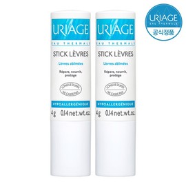 Uriage Stick Levres Original (Lip Balm) 4g x 2 / 유리아쥬 스틱레브르 오리지널 (립밤) 4G X 2개