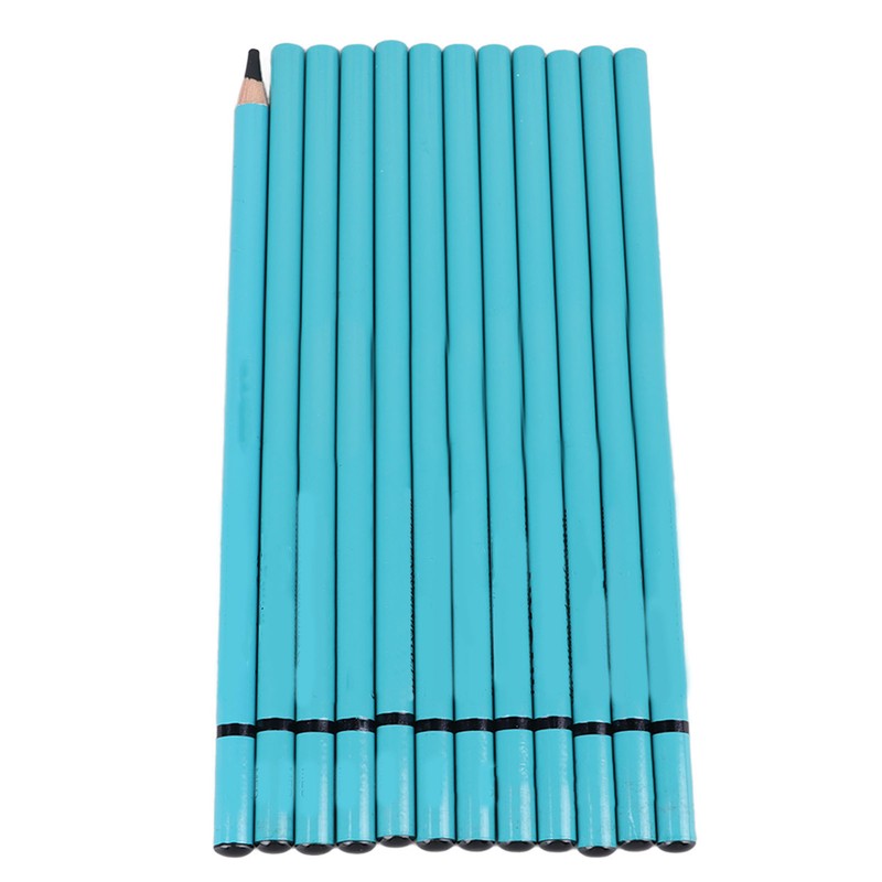 12pcs Charcoal Pencils Set Synthetic Wood Sketching Drawing Pencils for