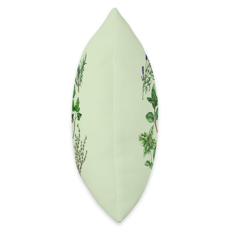 Herbs // Basil, Dill, Lavender, Mint & Oregano Throw Pillow