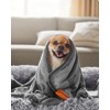 Feandrea Pet Blankets, 3-Pack Dog Blankets Washable, S, 73 x