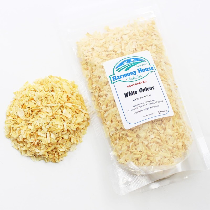 Harmony House Dried Onions, Chopped – Dehydrated Vegetables For Cooking,