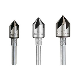 General Tools 3 Piece Countersink Bit Set #195ST, Includes 1/2 in., 5/8 in. and 3/4 in. Bits