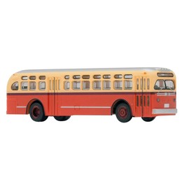 World Bus Collection WB002 GMC TDH4512 Orange Diorama Supply (Manufacturer's First Order Limited Production)