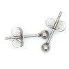 3mm stainless steel stud earrings | Small round studs