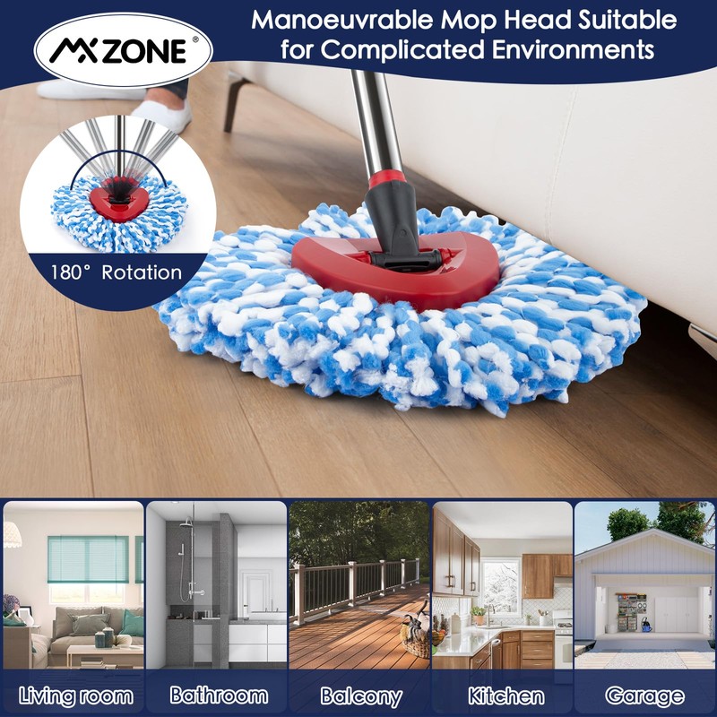 Spin Mop Head Replacement Base Handle for O Ceda Rinse