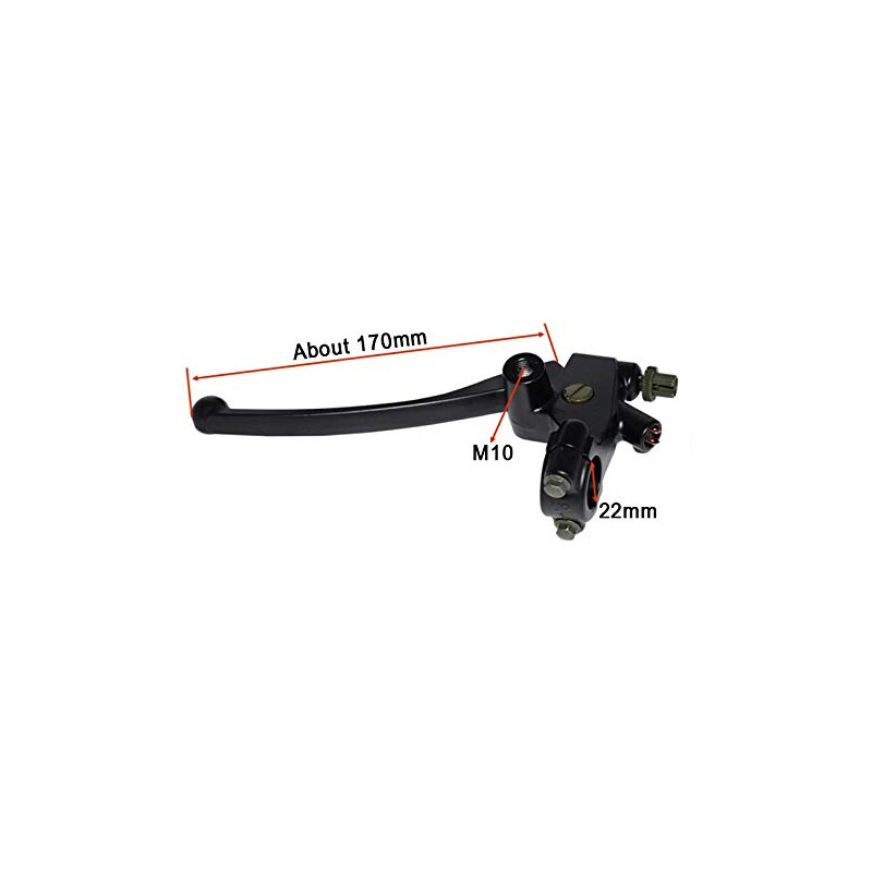 Brake Clutch Lever Master Cylinder Set for Motorcycles 0.9 inch