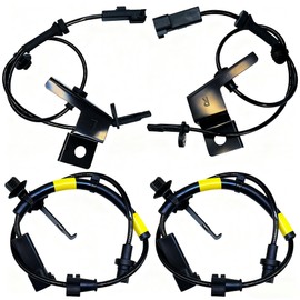 4 pcs ABS Wheel Speed Sensors DG9C2C204AD,DG9C2C205AD&DG9Z2C190B Compatible with multiple Ford Fusion models(Front and Rear axles)