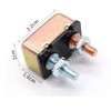 Bumbesti 12V Universal Automatic Reset Stud Type Circuit Breaker 10A,