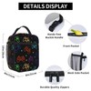 Black Video Game Gamer Console Gaming Player Controller Lunch Box