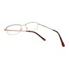 Calabria R754 Rectangle Metal Reading Glasses +2.00 Gold Men Designer