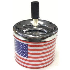 HHB Eclipse New Assorted Fun Flower Animal Money Monroe Design Spin-Top Ashtray, Assorted Styles, AshSmMix-1