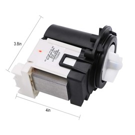 prime&swift 4681EA2001T fit for LG Washer Drain Pump 4681EA2001T WM4000HWA WM3001HWA WM8000HVA WM2650HWA WM3150HVC WM2450HRA AP5328388 4681EA1007G 2003273 4681EA1007D
