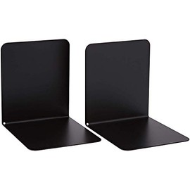 Alco 4302-11 Metal Bookends Black 130 x 140 x 140 mm Set of 2