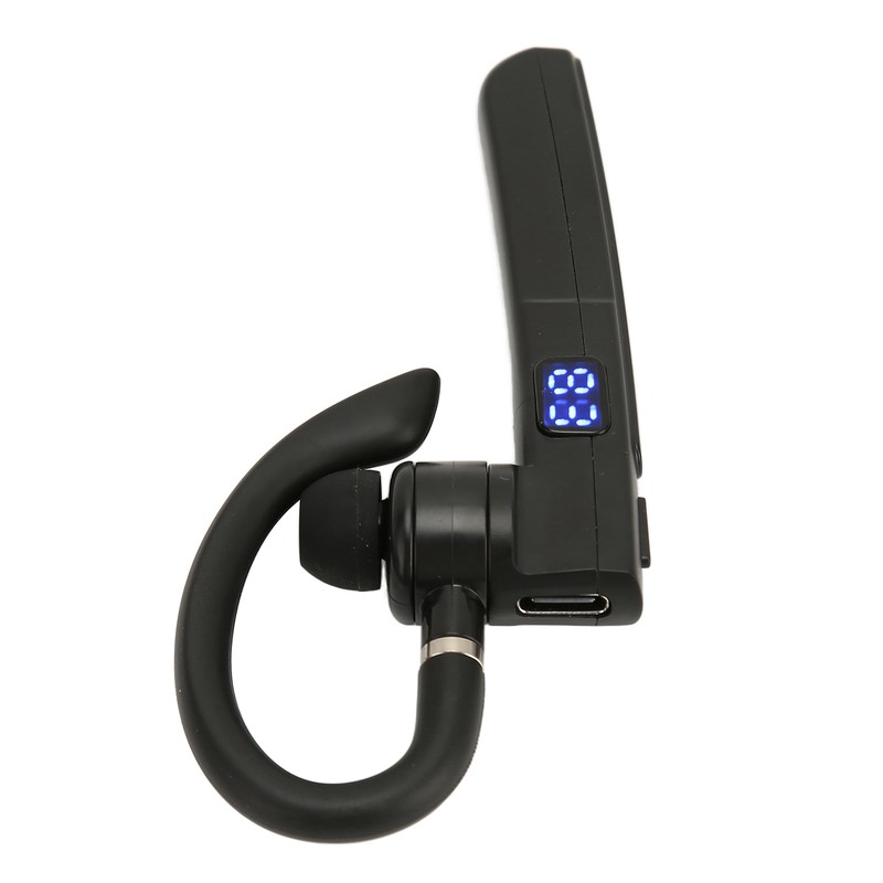 Bluetooth Earpiece Hands Free Single Ear Noise Reduction Digital Display