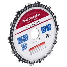 Wood Carving Chain Disc Circular Saw Blades for Creative Woodworking 14 Teeth 5 Inch