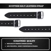 Mens Kilt Leather Straps Extender with Buckles, 1.25 Inch Wide