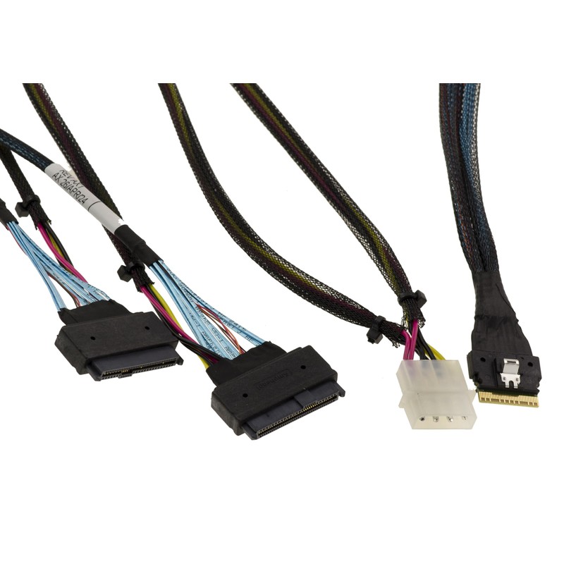 KALEA-INFORMATIQUE PCIe 4.0 Cable with Slim SAS SFF-8654 8i 74-Pin