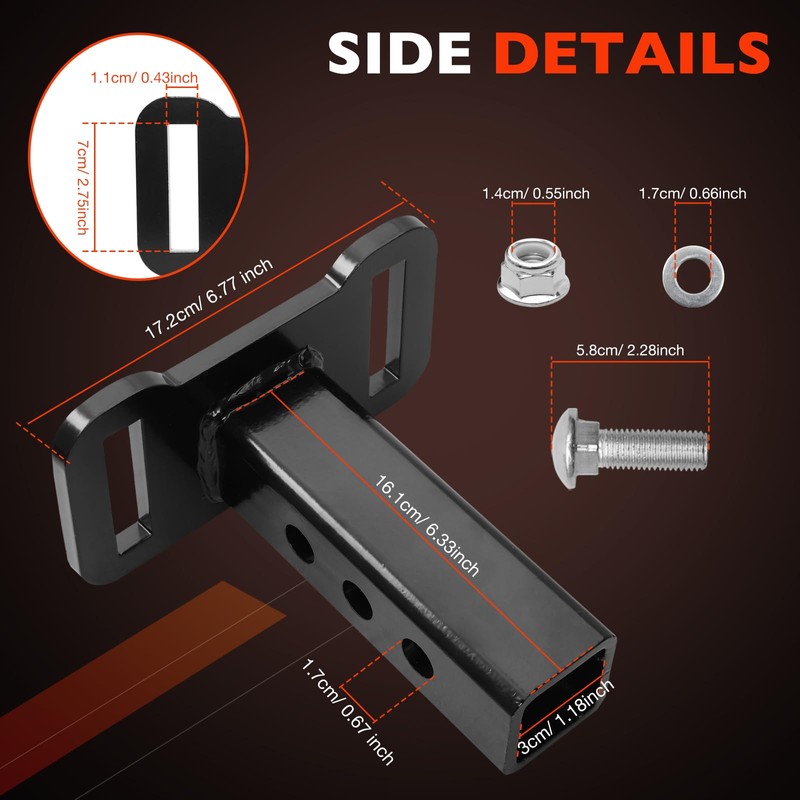 Adjustable Tow System Mount Compatible with Tiger Tail Tow System,