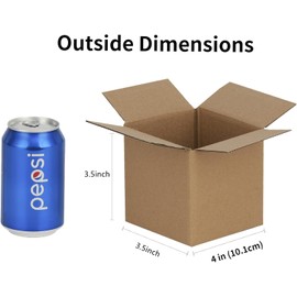 Kraft Paper Gift Boxes with Window - Set of 20 Small Bakery Boxes, Cardboard Gift Boxes with Lids, Paper Candy Boxes for Christmas, Birthdays, Weddings