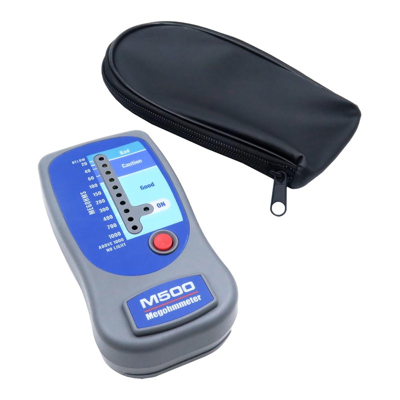M500 Insulation Tester MEGOHMMETER,Battery Operated Instrument up to 1000 megohms