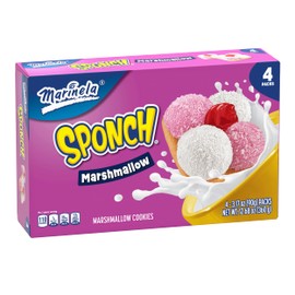 Marinela Sponch Marshmallow Cookies | 3 Pack | 12 Count