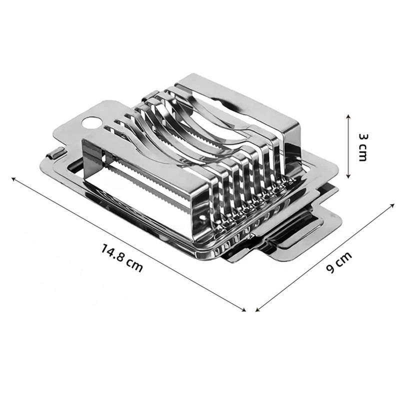 Egg Slicer, Egg Slicer, Dishwasher Safe, Sturdy, Stainless Steel, Multifunctional