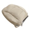 Driver Perforated Leather Top Back Seat Cover, Replacement Tan Driver