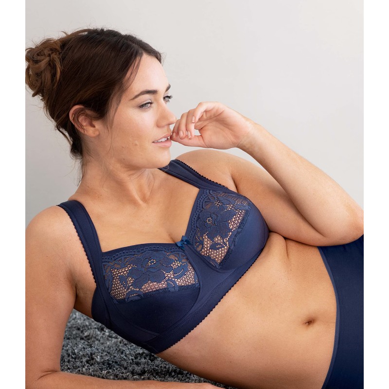 Miss Mary of Sweden Lovely Lace Support Non-Wired Comfort Cotton