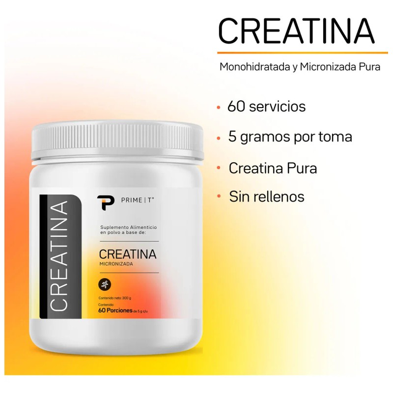 Glutamina Micronizada Y Creatina Monohidratada 60 Porciones Sabor Sin sabor