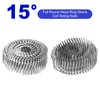 uxcell 1200 Count Siding Nails 1-1/2"x0.09" 15-Degree 304 Stainless Steel
