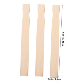 Tofficu 20pcs Wooden Paint Mixing Stick Resin Stir Sticks for Crafts Home Finishing Construction Work