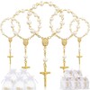 50 Packs Baptism Favors Set Baptism Rosary Acrylic Rosary Beads