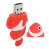 Cartoon U Disk Red Clownfish Appearance High Speed Bulk Storage