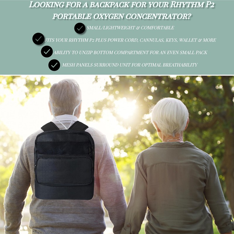 Backpack Fit for Rhythm P2 and React Health POC2000–Lightweight, Mesh