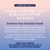 Morton Himalayan Pink Salt (4 oz) & McCormick Ground Pepper