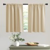 RYB HOME Thermal Insulated Curtains Blackout Small Window Drapes Light