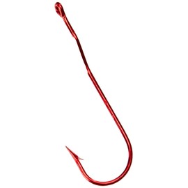 Tru Turn Size 2 Aberdeen Hooks, Red (Pack of 7)