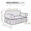 NICEEC Loveseat Slipcover Blue Loveseat Cover 1 Piece Easy Fitted
