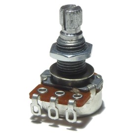 A250K log guitar potentiometer 16mm diameter 18mm shaft tone volume