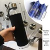 HINATAA Crystal Water Bottle, Removable Healing Natural Quartz Water Bottle,