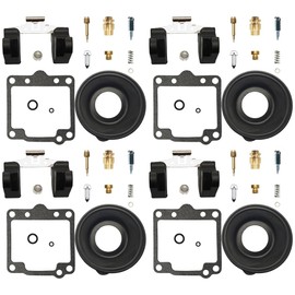 4-Pack Carburetor Rebuild Kits Carb Repair kit Replacement for Yamaha XS1100 Venturer XS1100L Midnight Special XS1100S Special 1980 1981