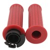 Motorcycle 22mm Handlebar Throttle Grips Silicone Left Right Side for