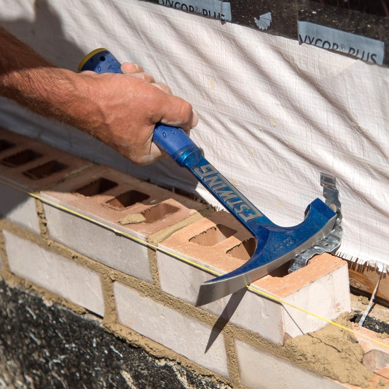 ESTWING Bricklayer's/Mason's Hammer - 22 oz Masonry Tool with Forged